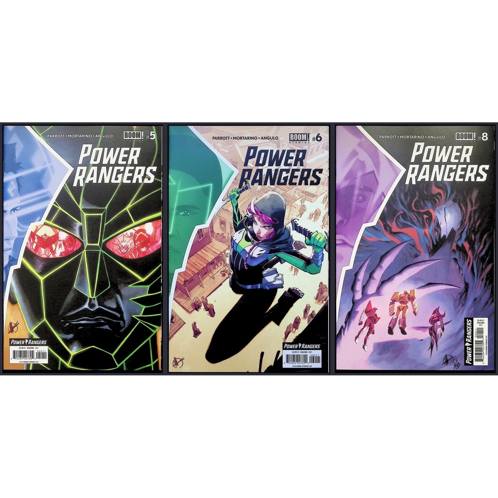 Power Rangers 3X Comic Lot #5 6 8 Matteo Scalera Regular Boom!